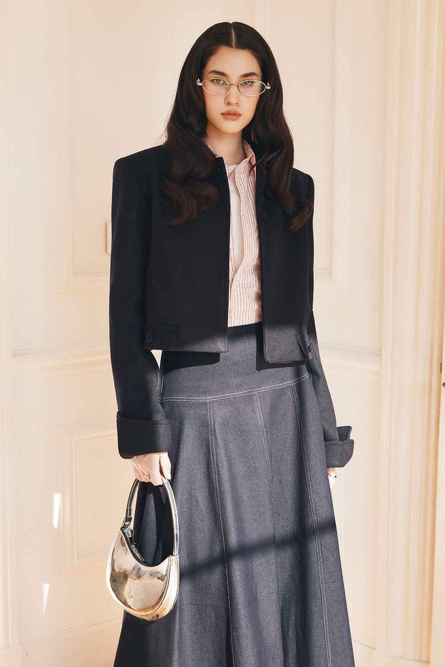 Tara Collared Wool Jacket