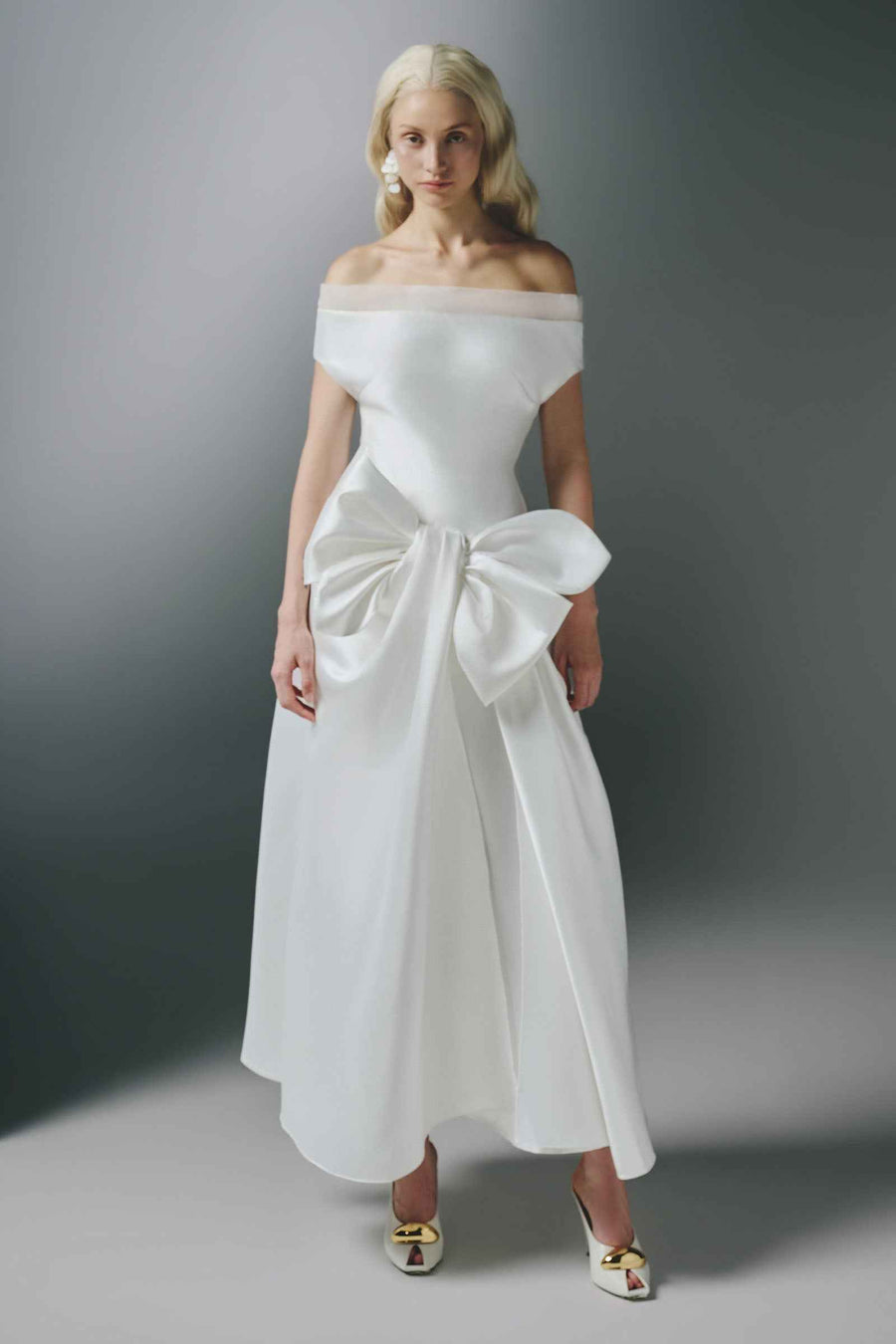 Charlotte Off-Shoulder Midi Dress