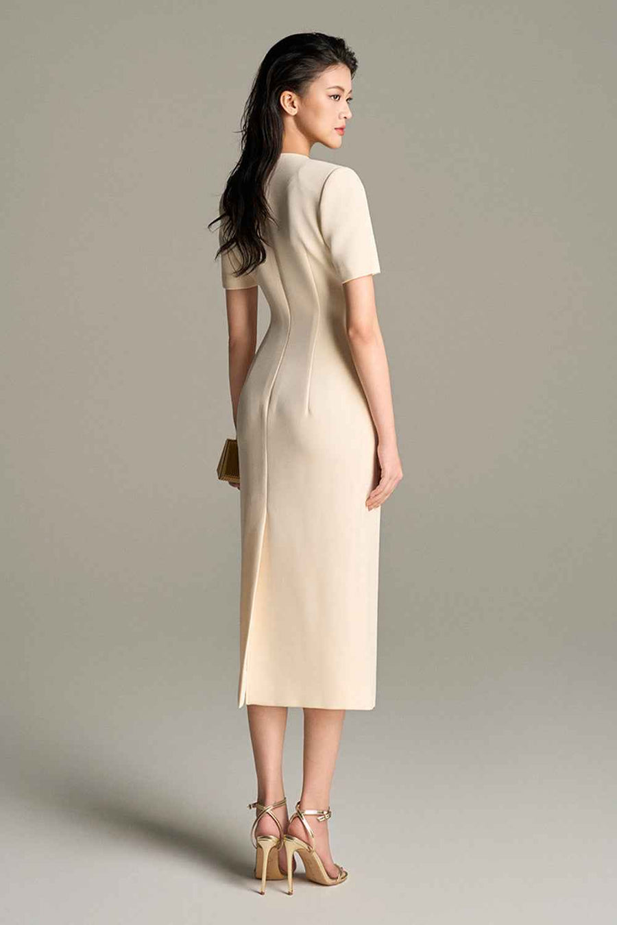Elvara Sheath Midi Dress