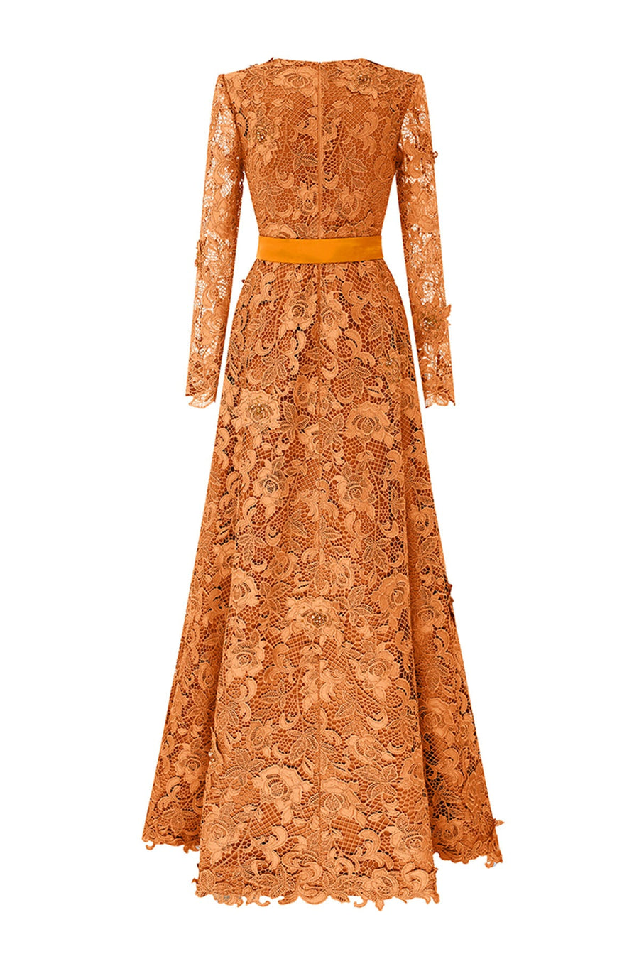 Noémie Trapeze Neck Maxi Dress 4