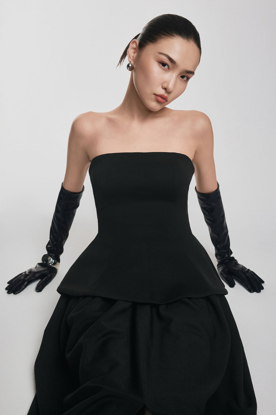 Aria Cocoon Draped Skirt 2