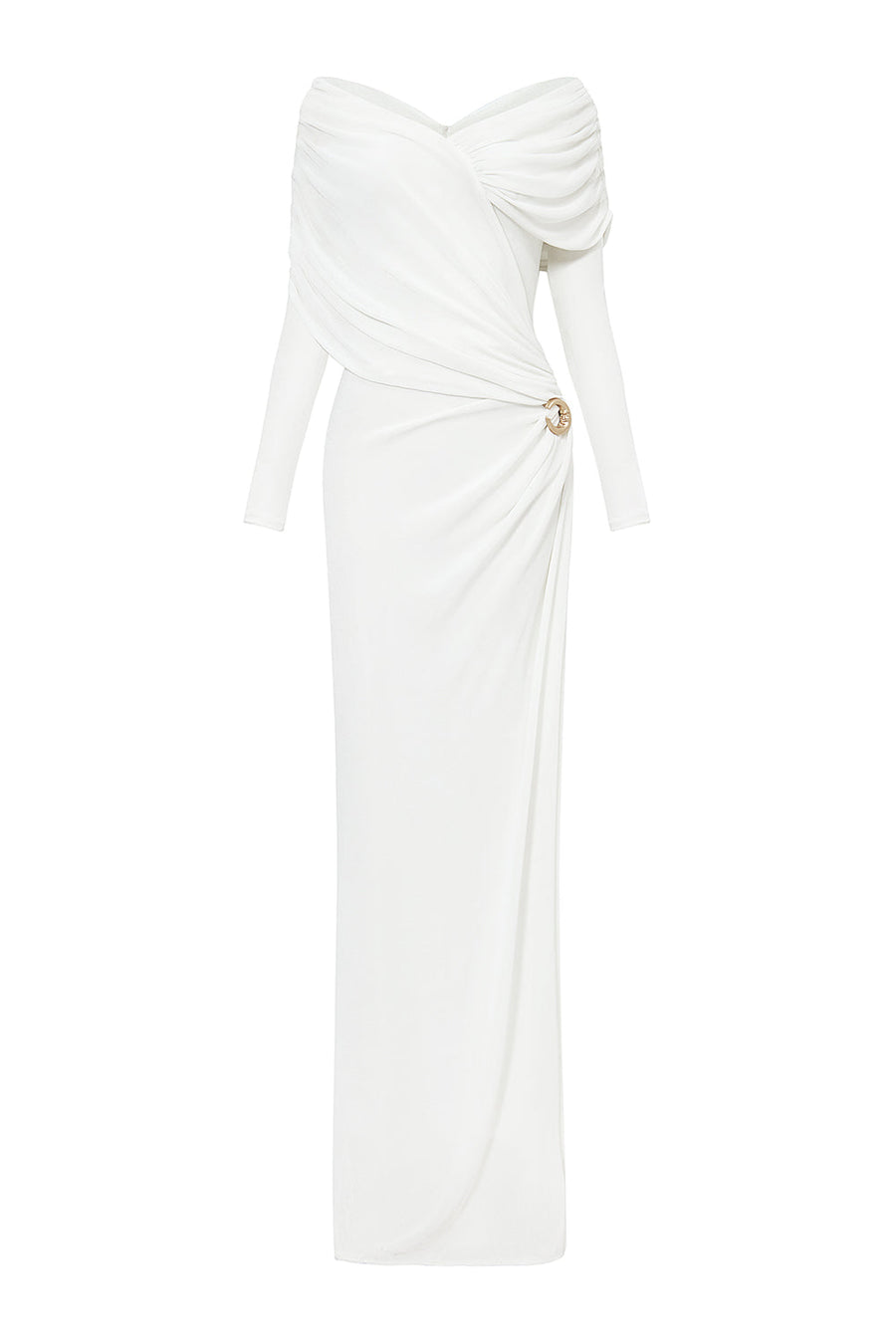 Aether Sheath Gathered Spandex Floor Length Dress Gown Dress Calista de Minh Thanh