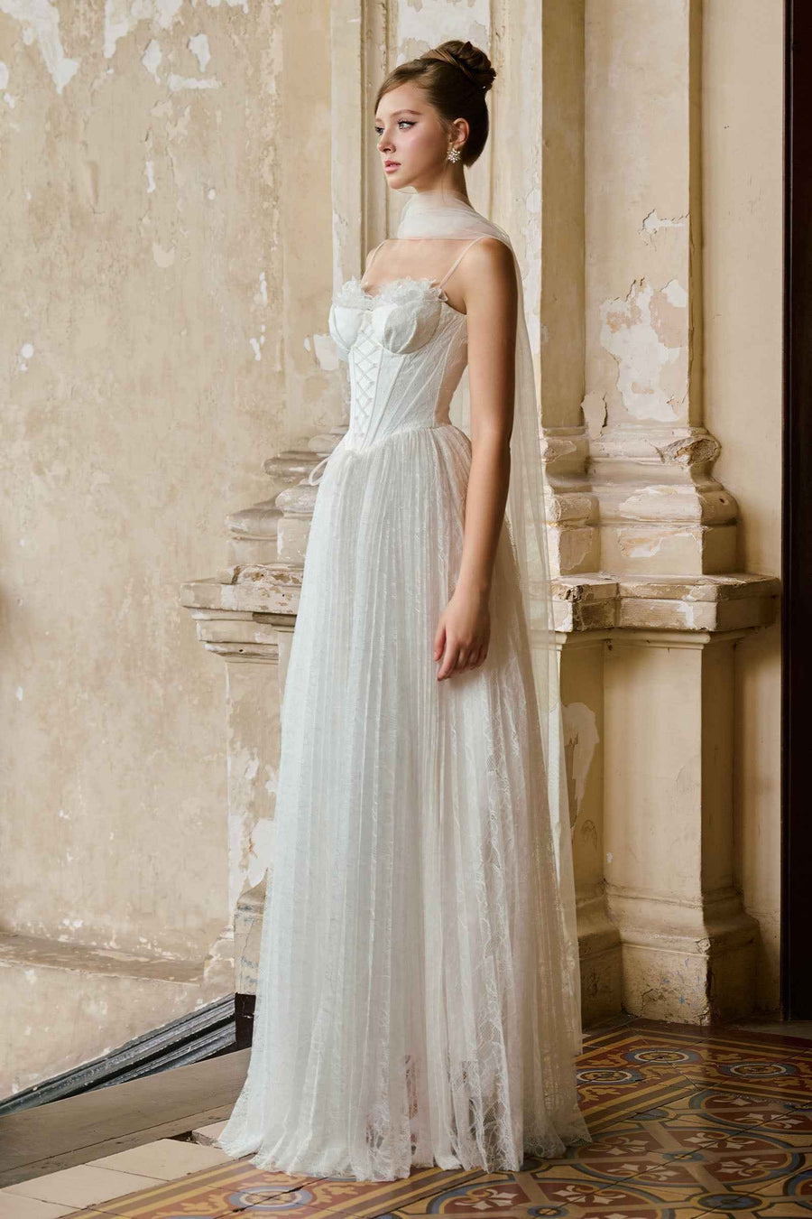 Twilight Pleated Maxi Dress
