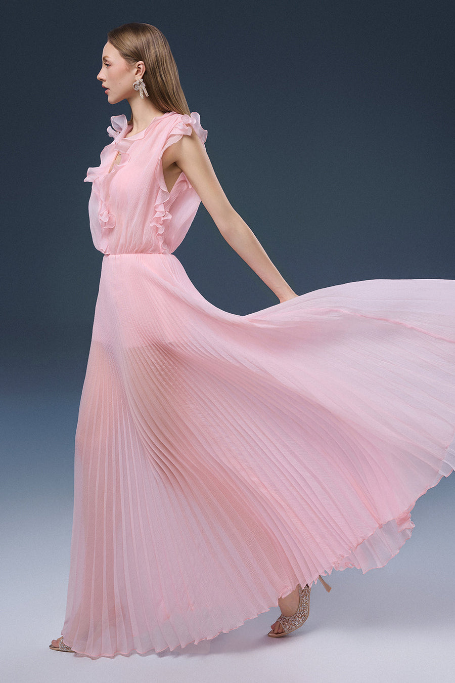 Valencia Ruffle Maxi Dress 4