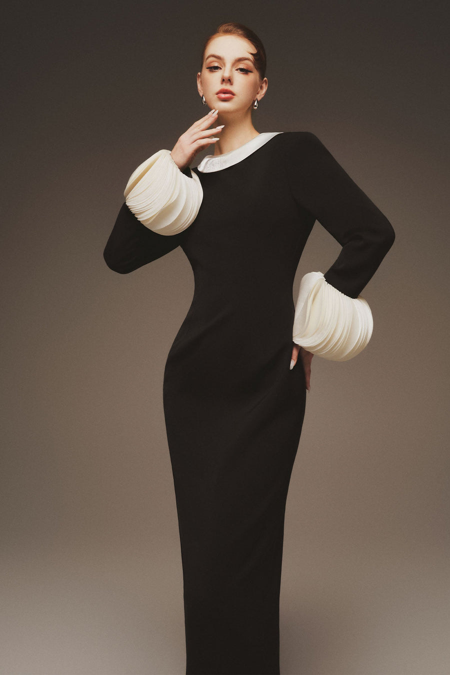Lorien Cuff Sleeve Maxi Dress 4