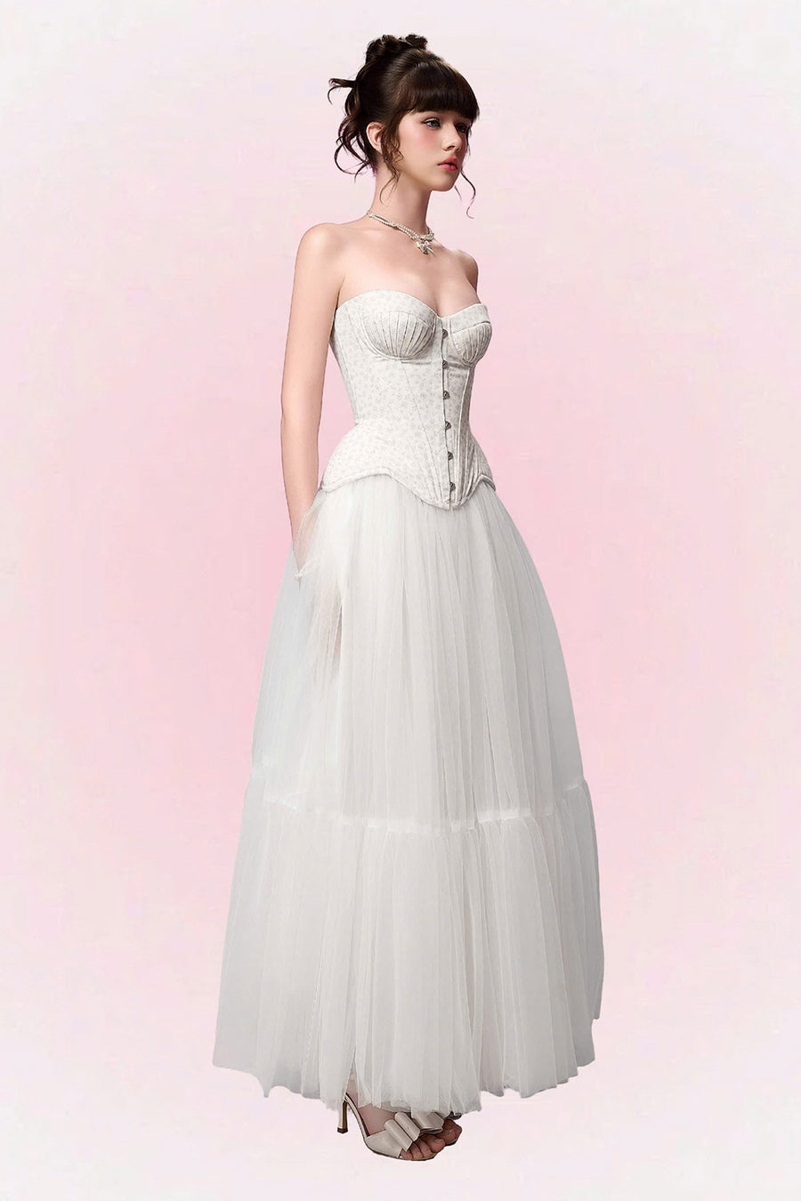 Meli Ball Gown Gathering Skirt 5