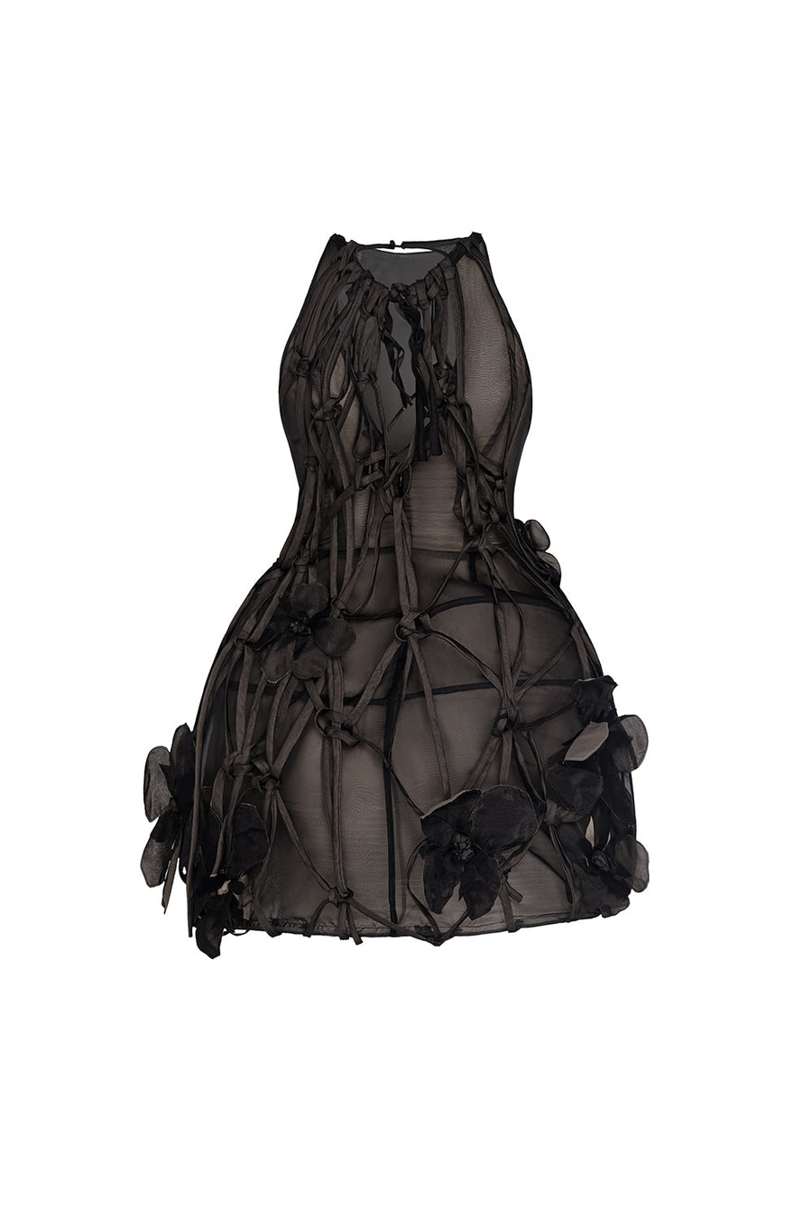 Rosalia A-line Sleeveless Chiffon Mini Dress Mini Dress Lecia RTW