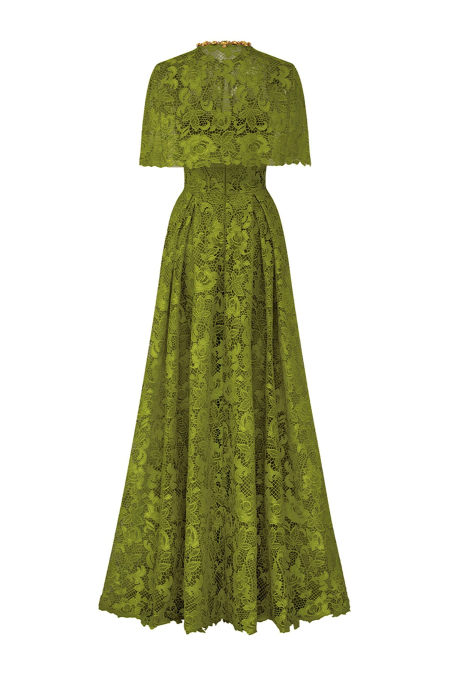 Wisteria Cape Sleeve Maxi Dress 4