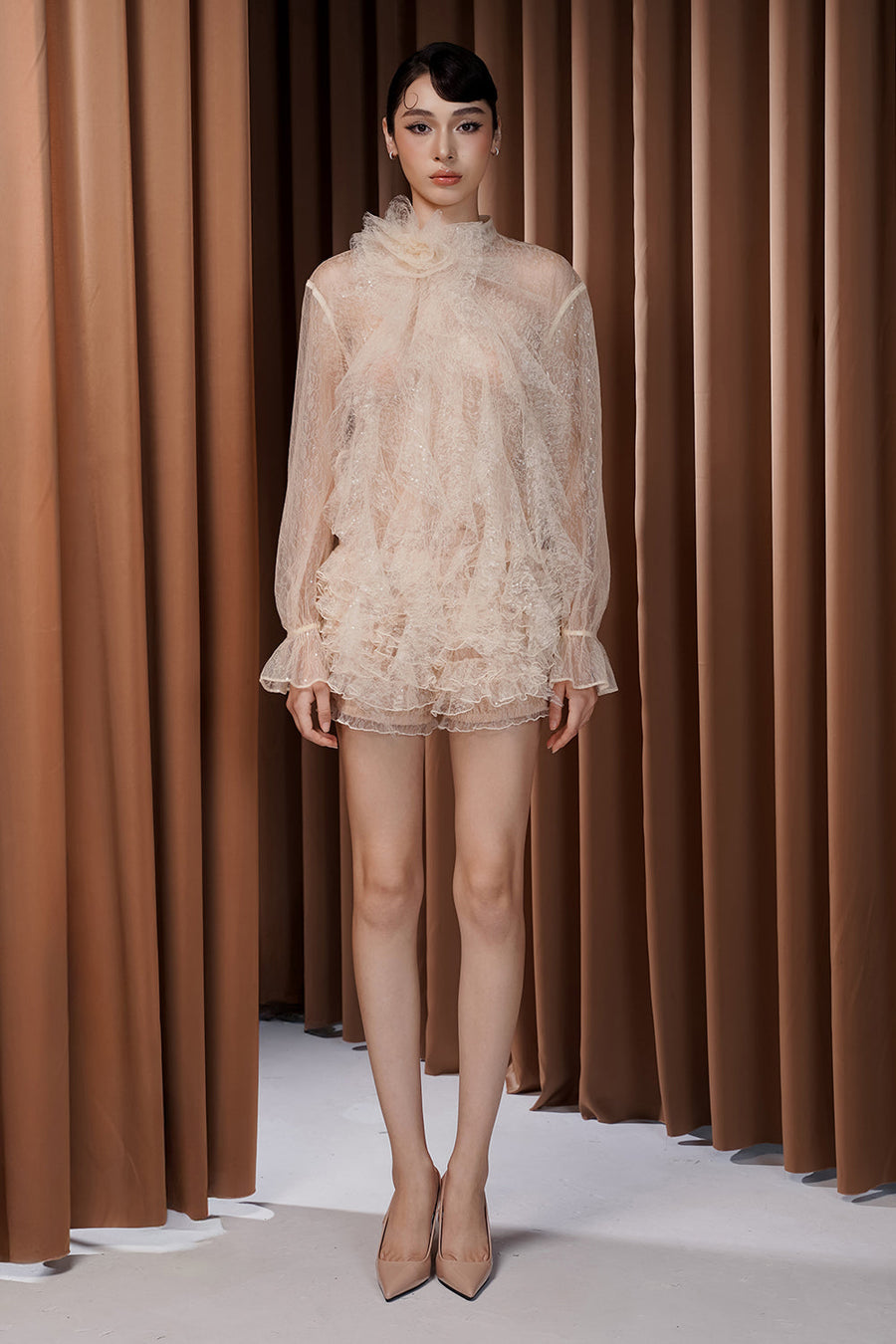 Natalie Ruffle Shorts 5