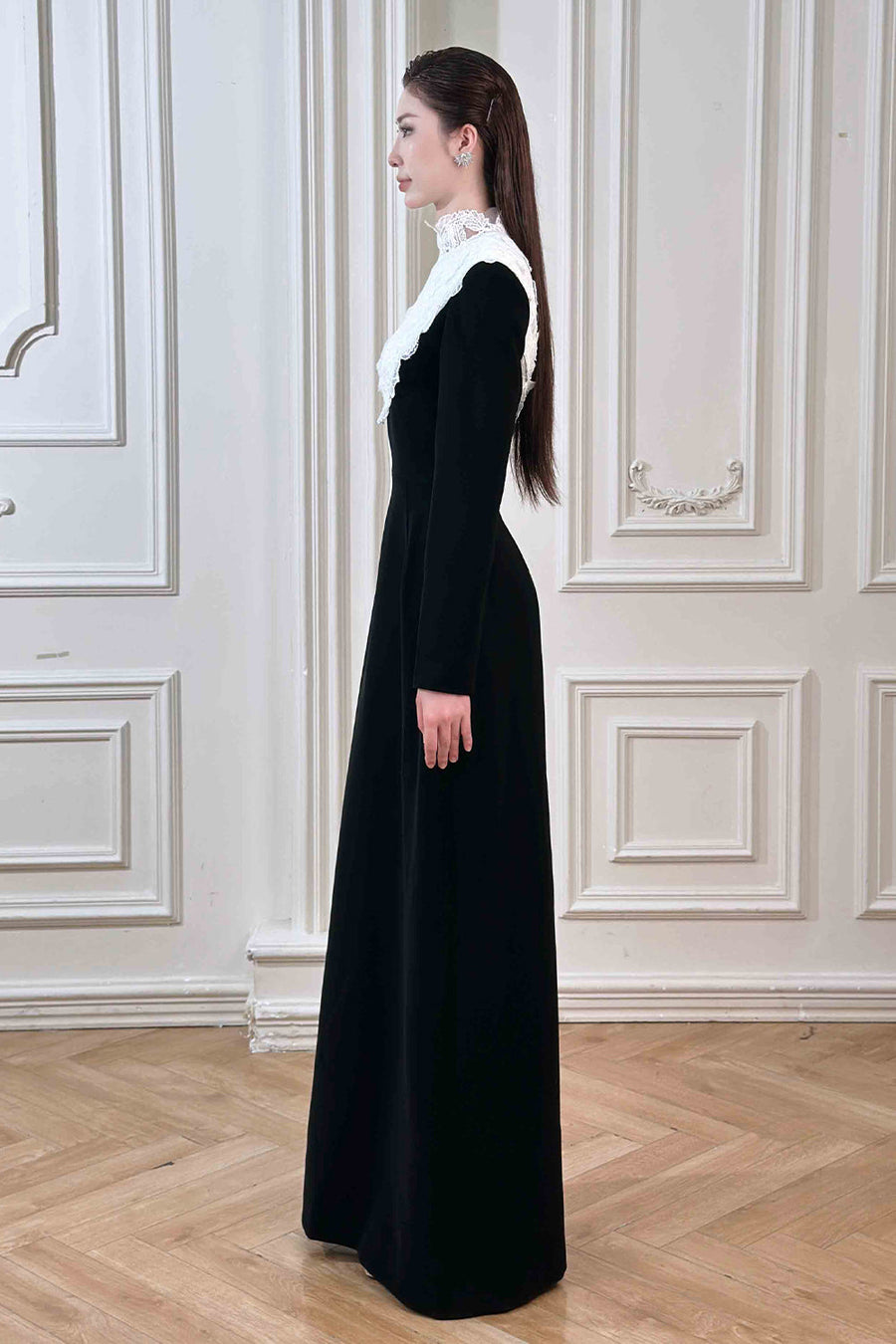Yse High Neck Maxi Dress 3