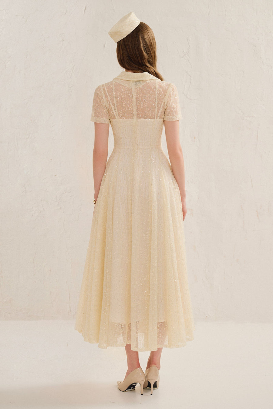 Lea Sequin Midi Dress 2