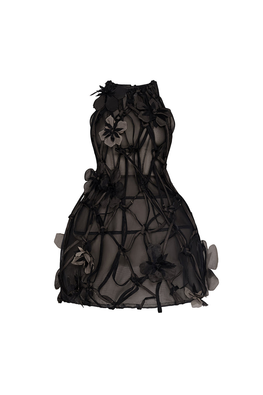 Rosalia A-line Sleeveless Chiffon Mini Dress Mini Dress Lecia RTW
