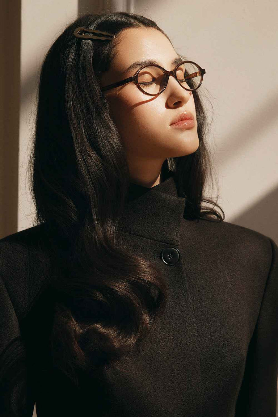 Sienna High Neck Wool Jacket