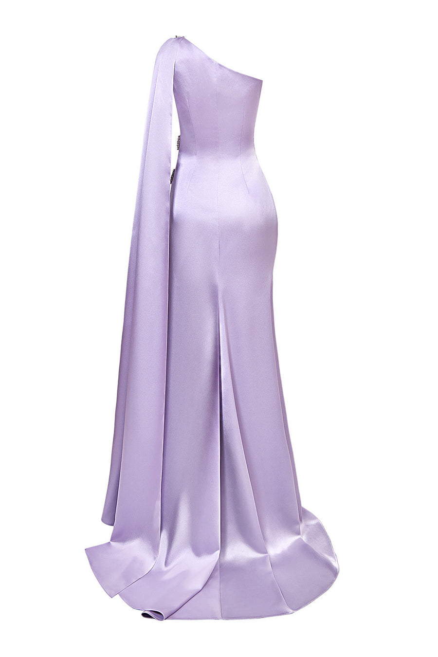 Nimbus Trumpet Extended Flap Silk Floor Length Dress Gown Dress Calista de Minh Thanh
