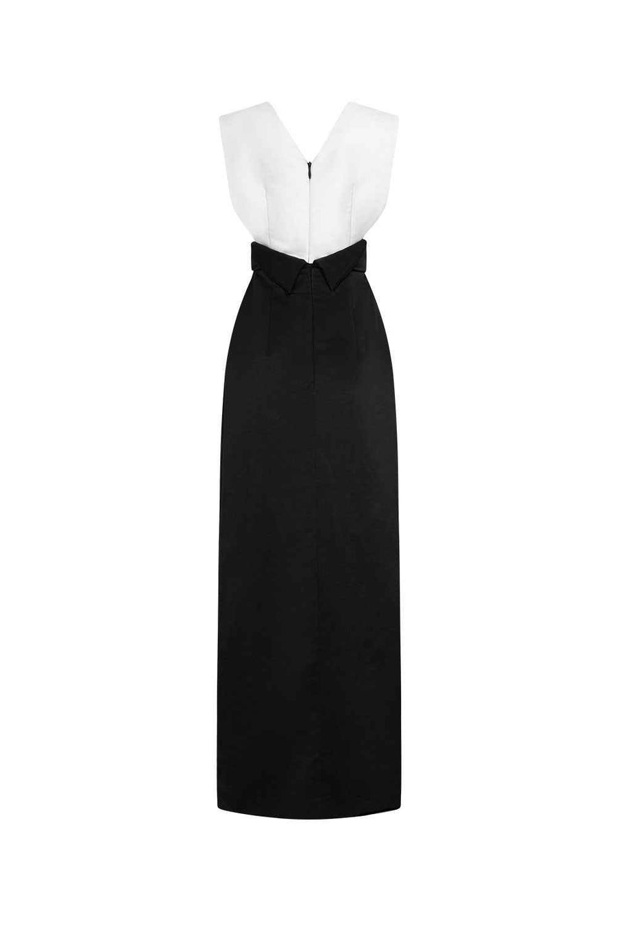Ophelia A-line V-Neck Polycotton Ankle Length Dress Maxi Dress LaLING
