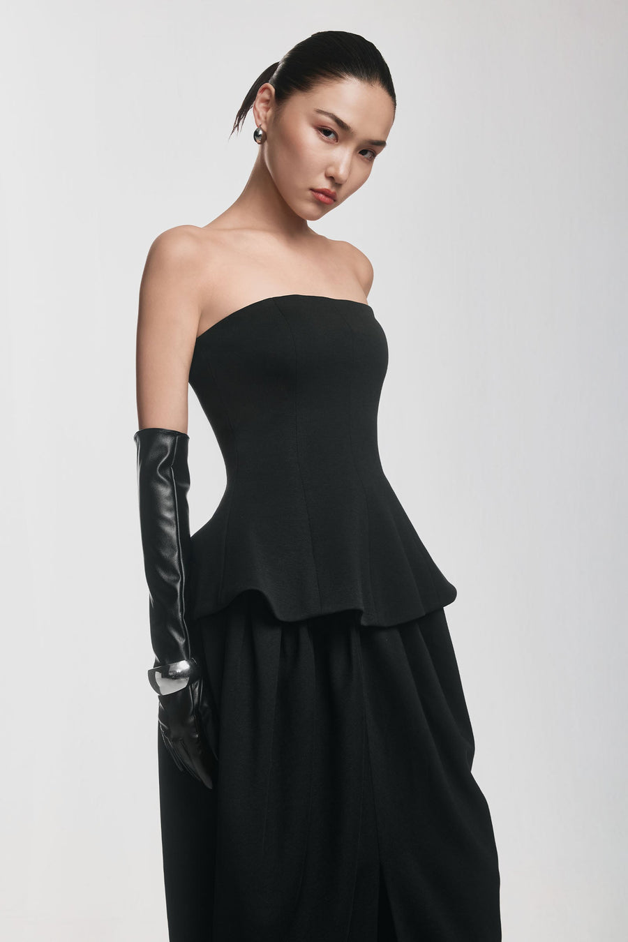 Aria Cocoon Draped Skirt 3