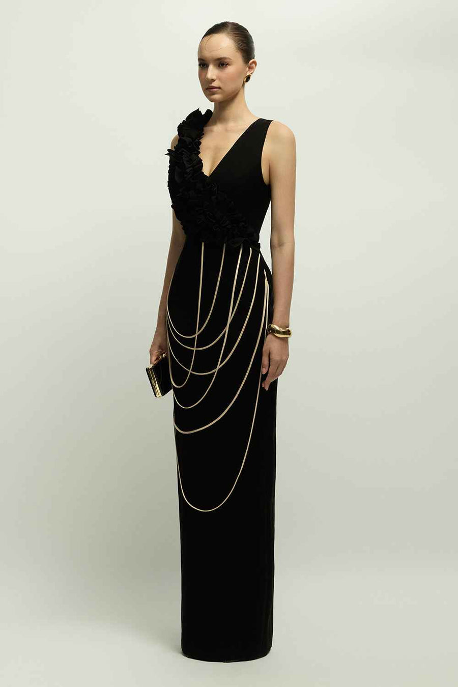 Avignon Sheath Chain Maxi Dress