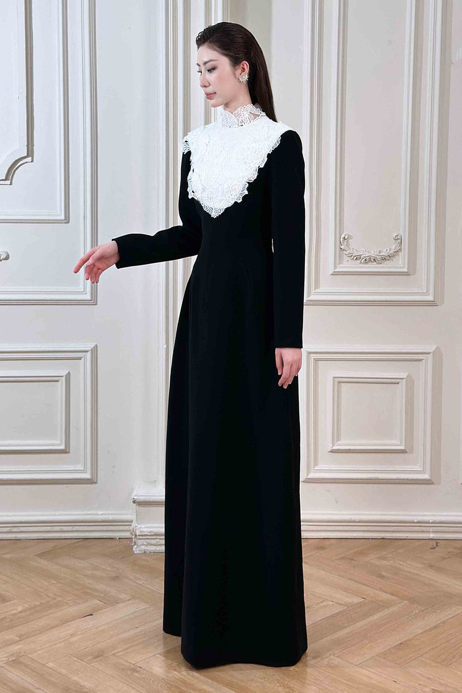 Yse High Neck Maxi Dress 5
