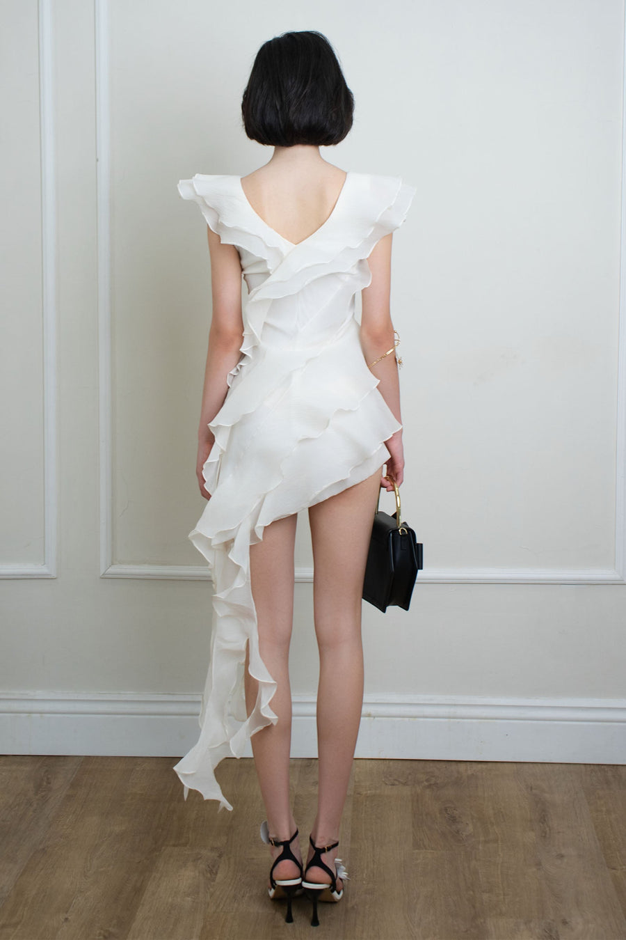 Florette Ruffle Mini Dress 3