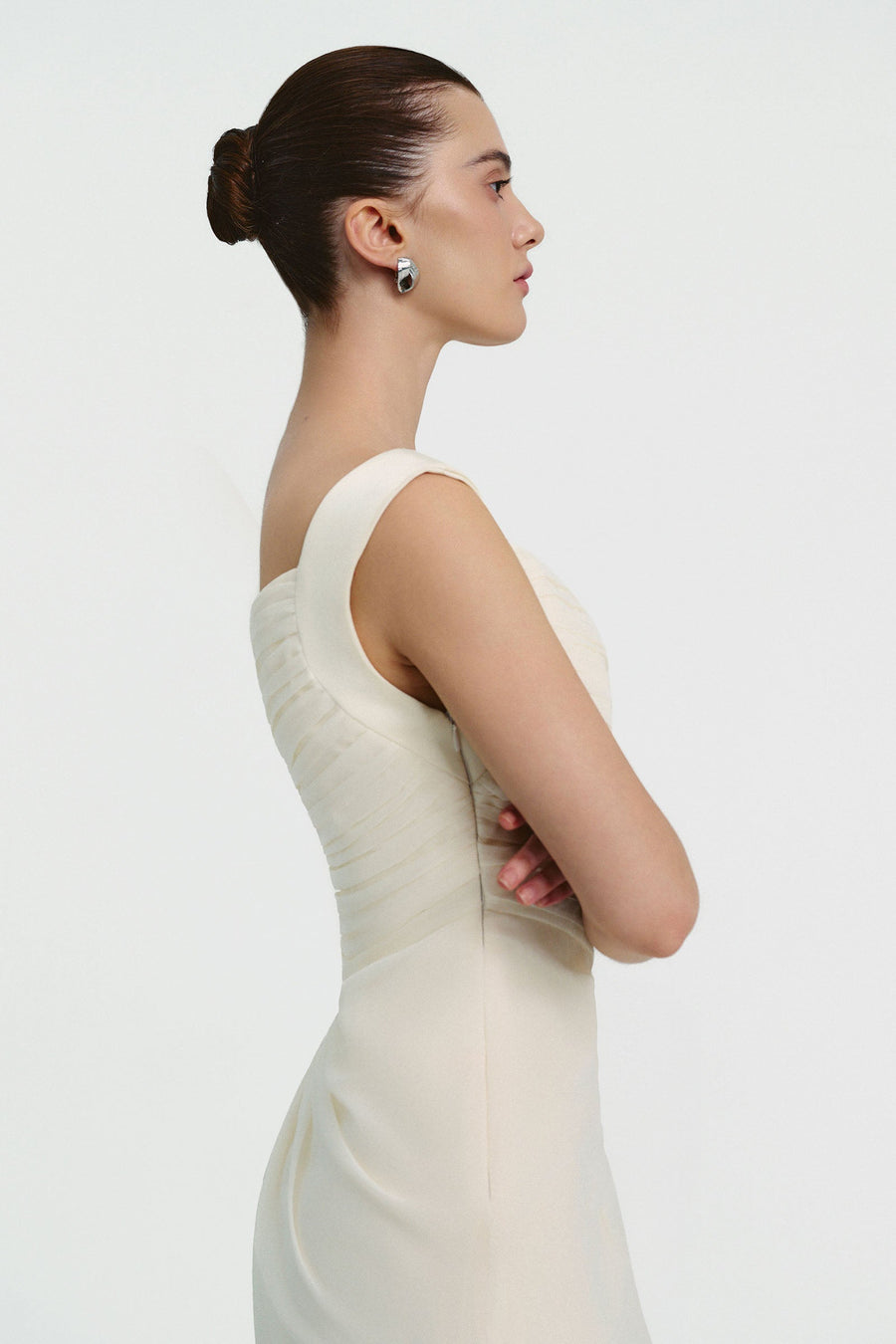 Bianca Ruched Maxi Dress 4