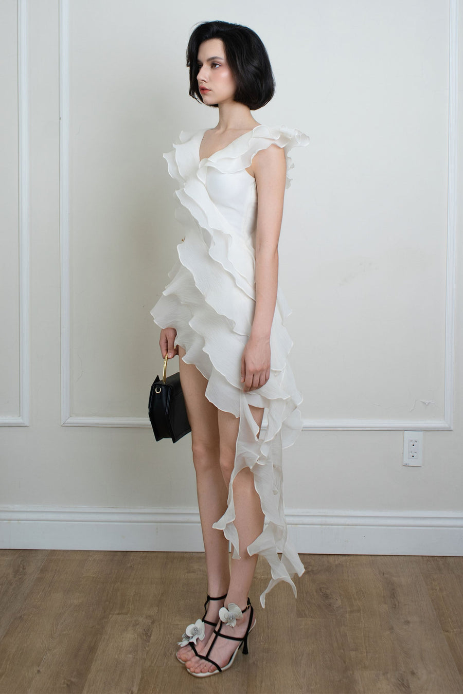 Florette Ruffle Mini Dress 4