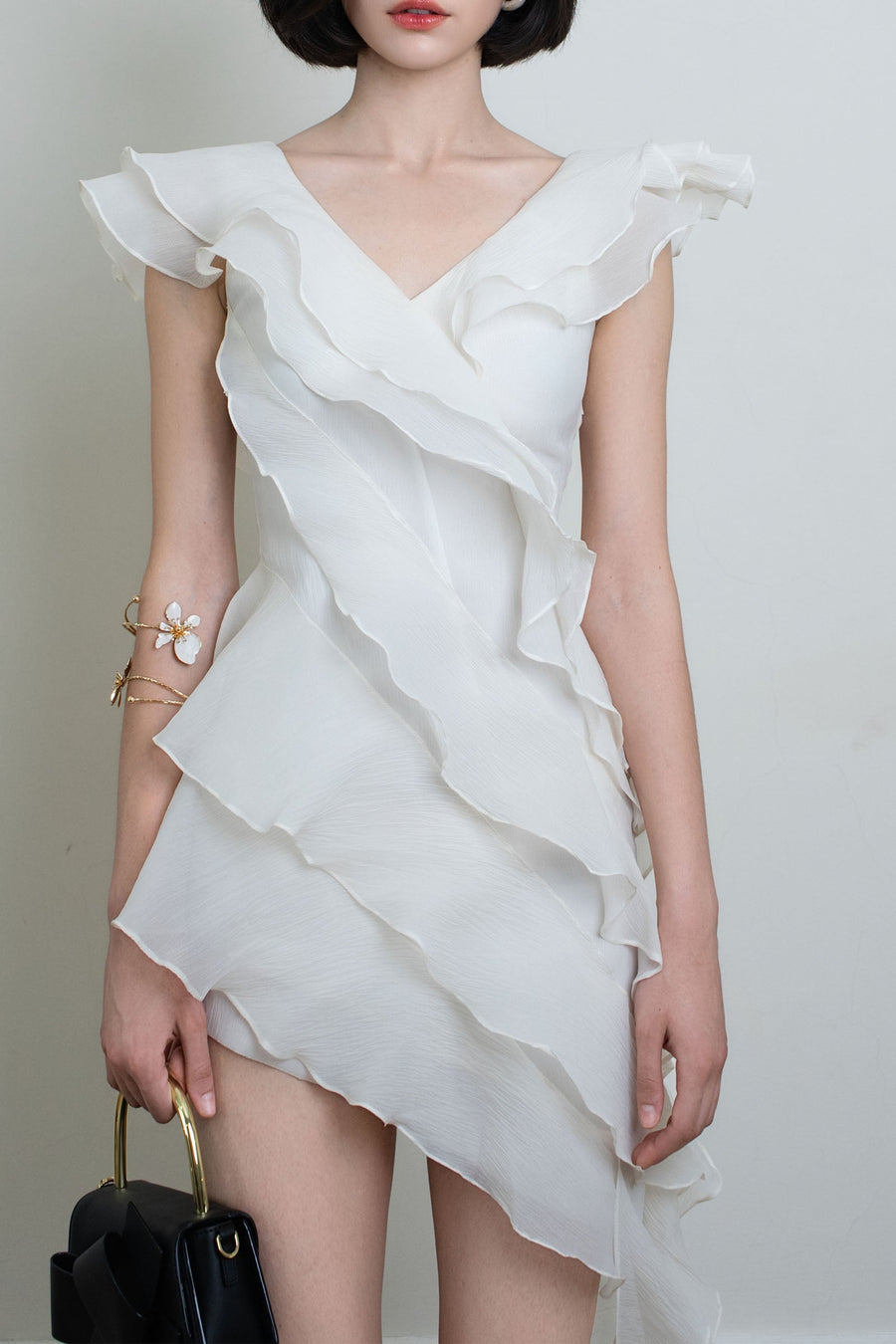 Florette Ruffle Mini Dress 5