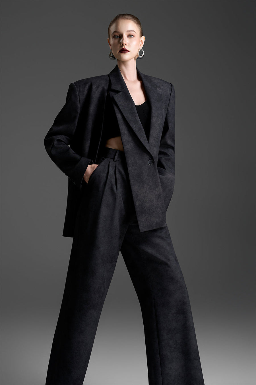 Myla Boot-cut Tweed Pants 2