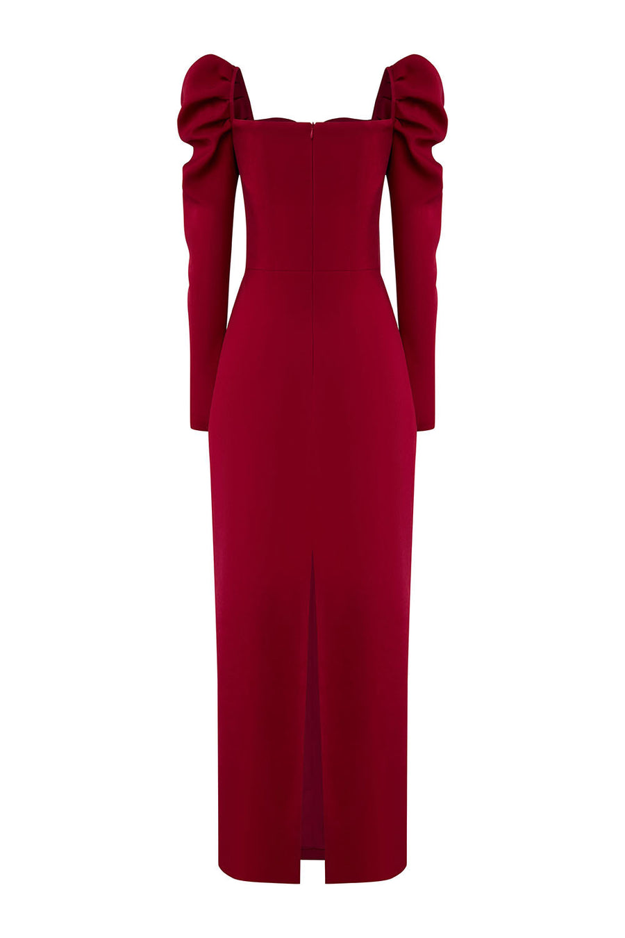 Lunessa Sheath Leg Of Mutton Sleeved Polyester Ankle Length Dress Maxi Dress Calista de Minh Thanh