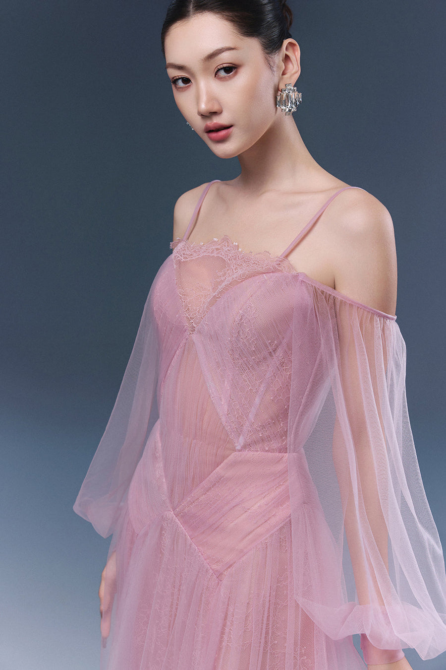 Sorelin Bishop Sleeve Maxi Dress 4