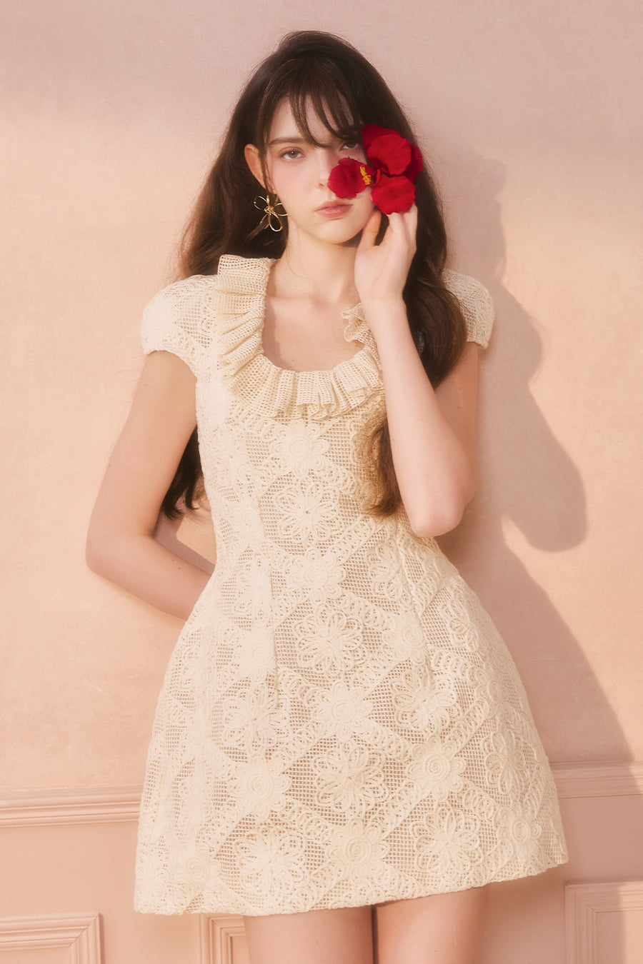 Deline Scoop Neck Mini Dress 5