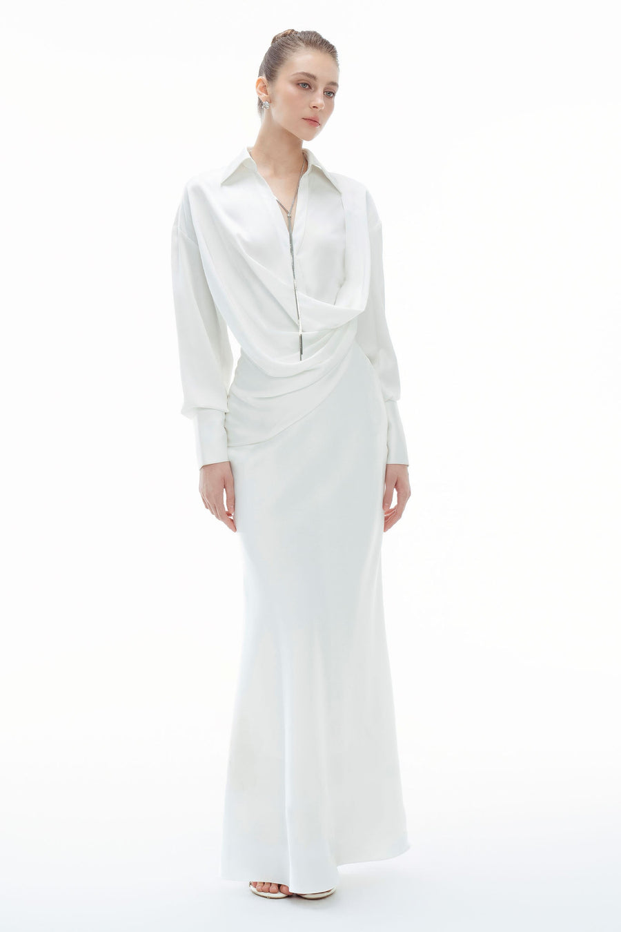 Frances Collared Maxi Dress 3