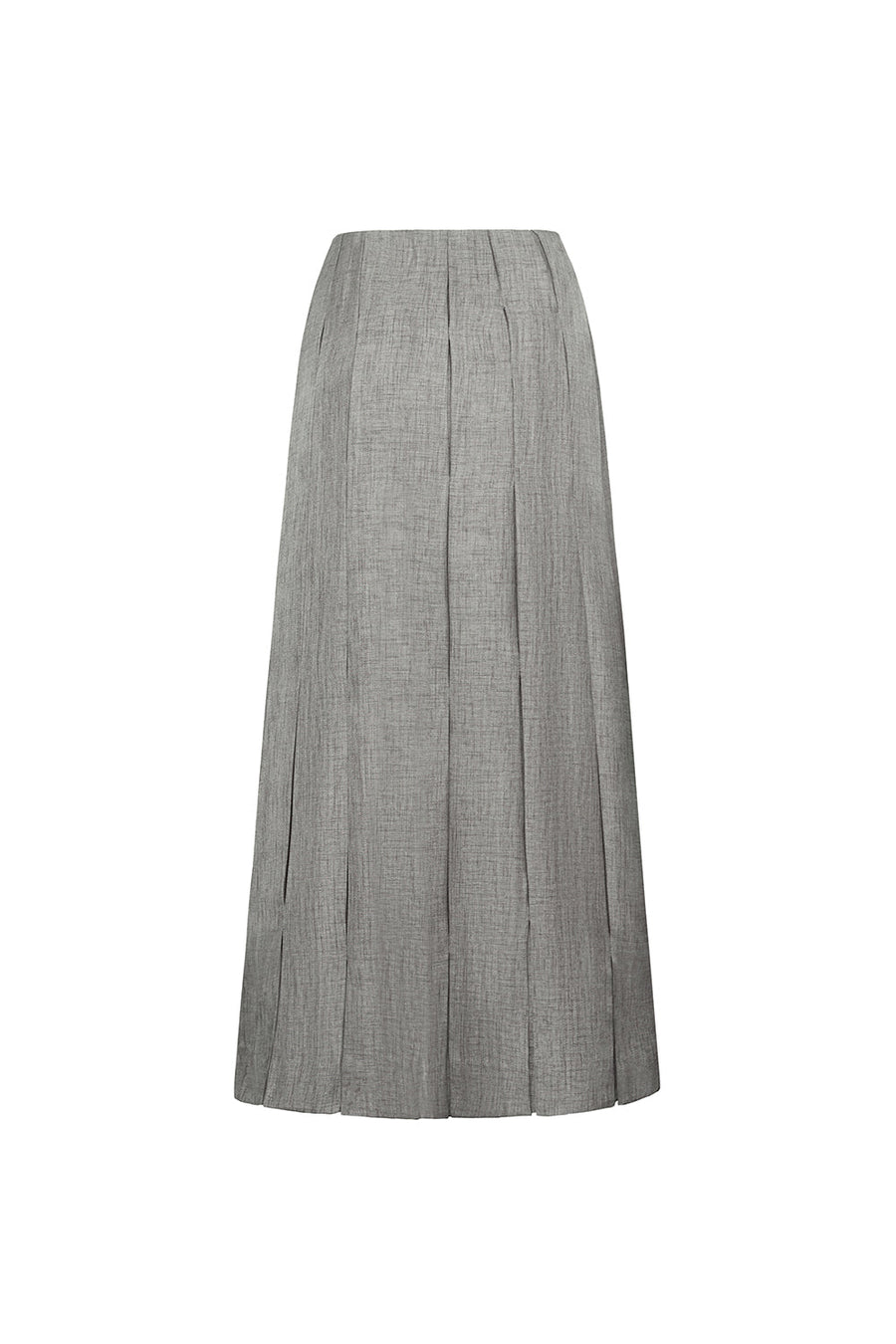 Elora Pleated Basic Tweed Ankle Length Skirt Skirt Lecia RTW