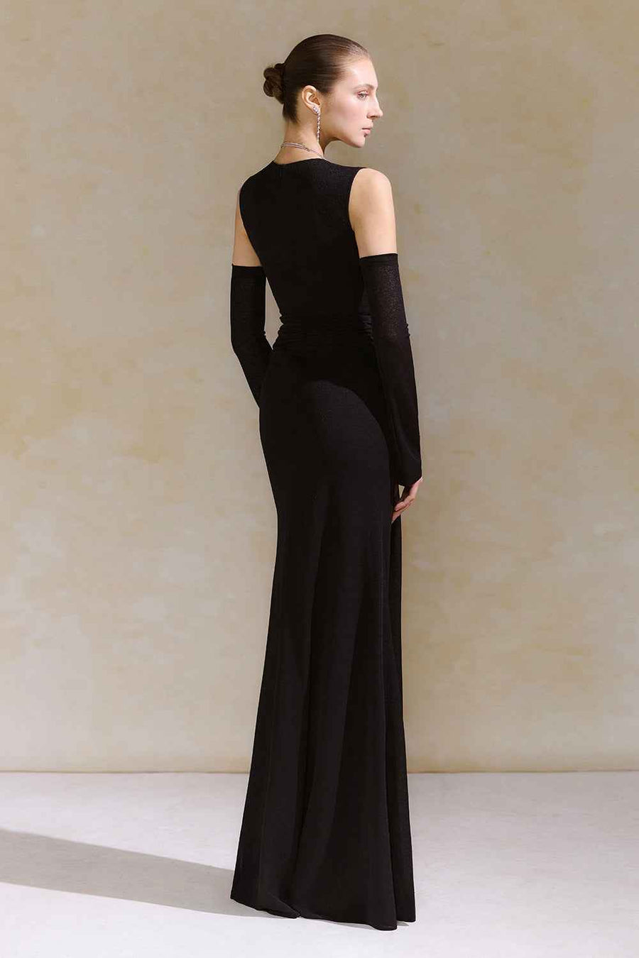 Aia Draped Maxi Dress