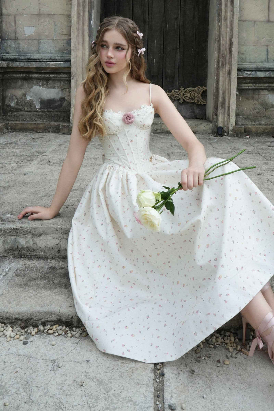 Kiera A-line Midi Dress