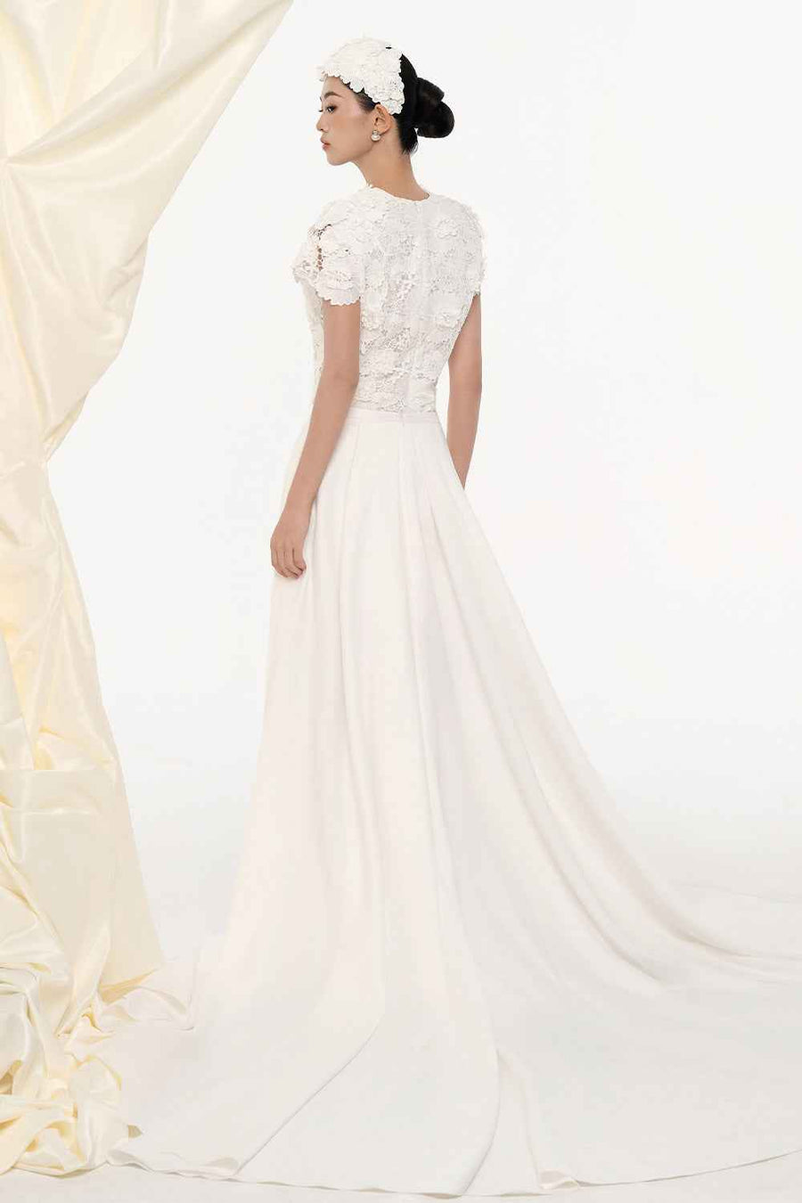 Lacin Asymmetric Maxi Dress