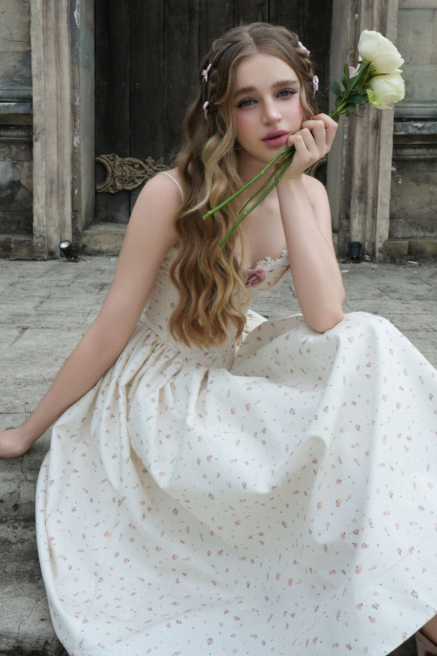 Kiera A-line Midi Dress 5