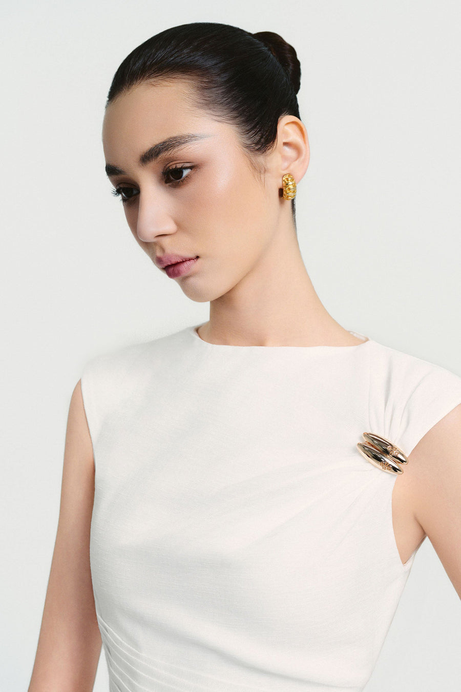 Zelda Boat Neck Midi Dress 5