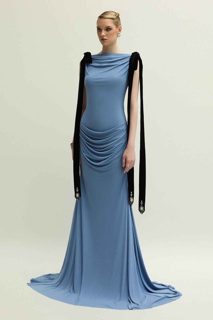 Islington Mermaid Ribbon Maxi Dress