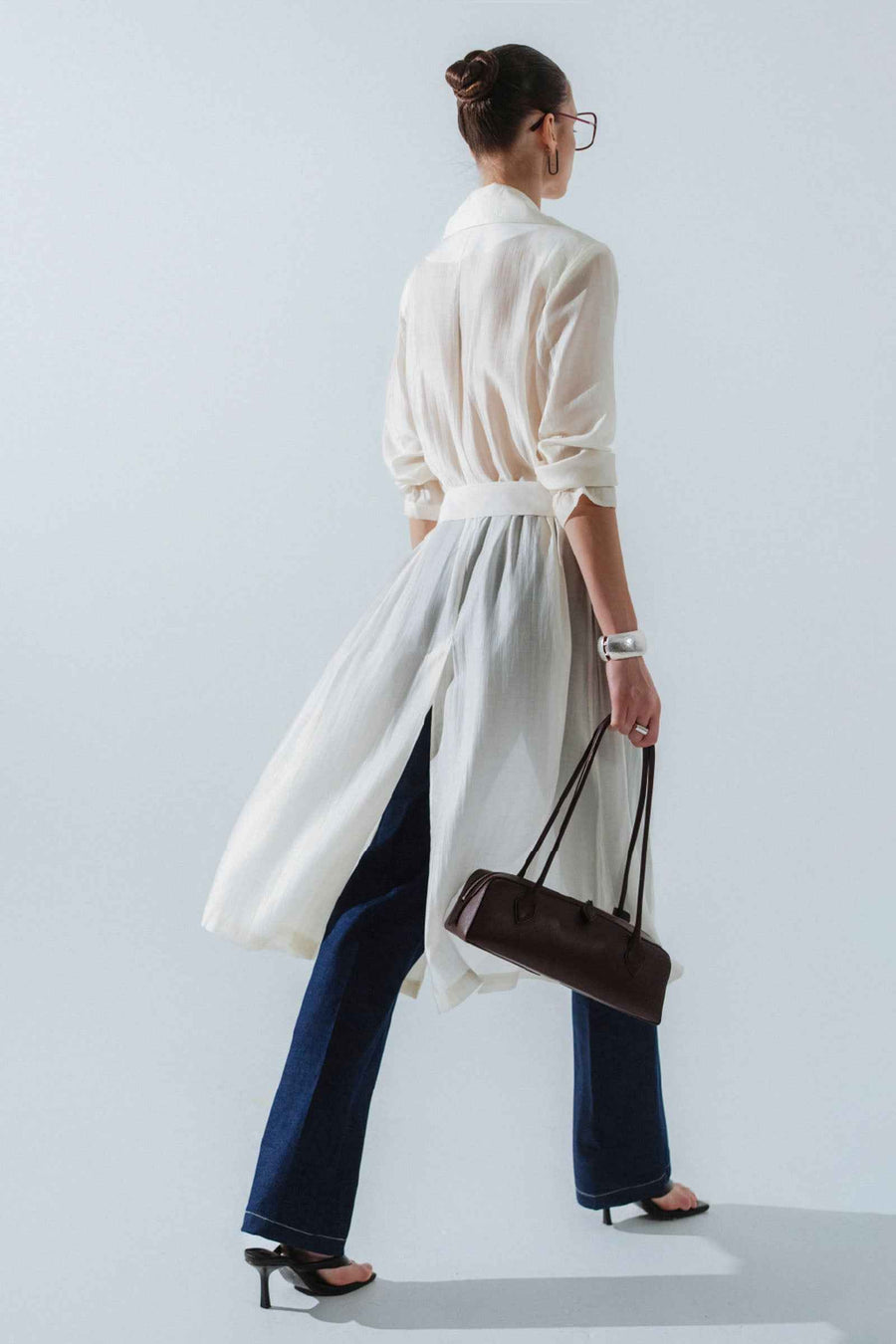 Bella Notched Lapel Trench Coat