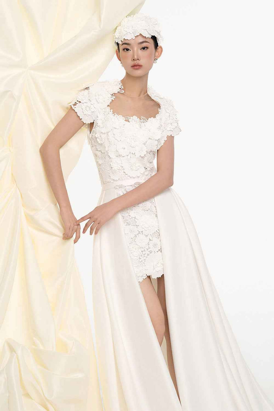 Lacin Asymmetric Maxi Dress