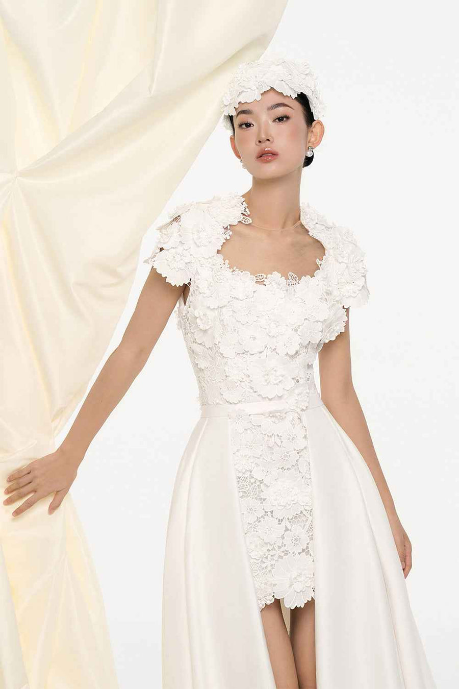 Lacin Asymmetric Maxi Dress