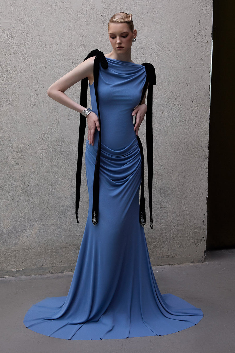Islington Mermaid Ribbon Maxi Dress 5