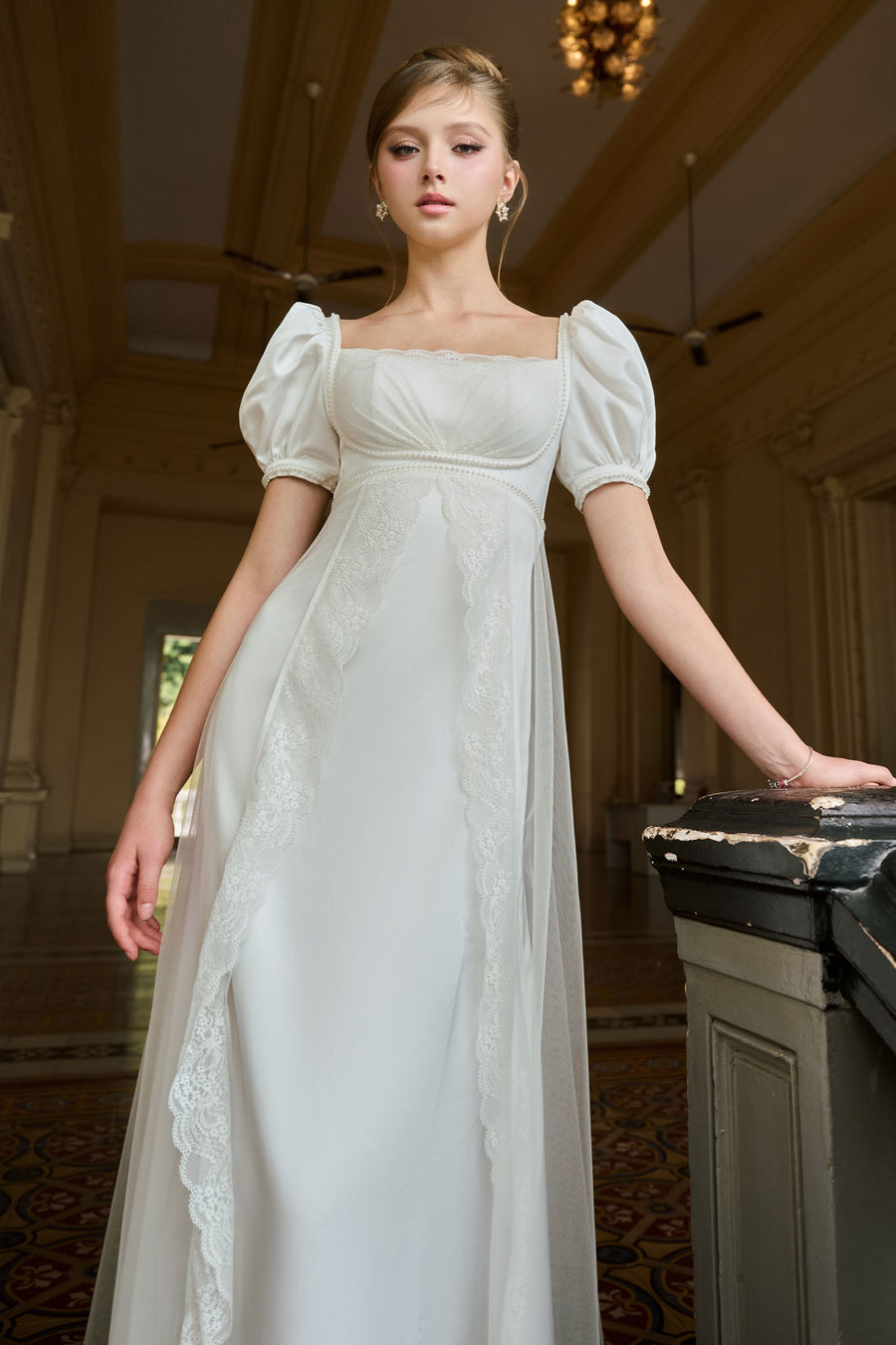 Daphne Puff Sleeve Maxi Dress 4