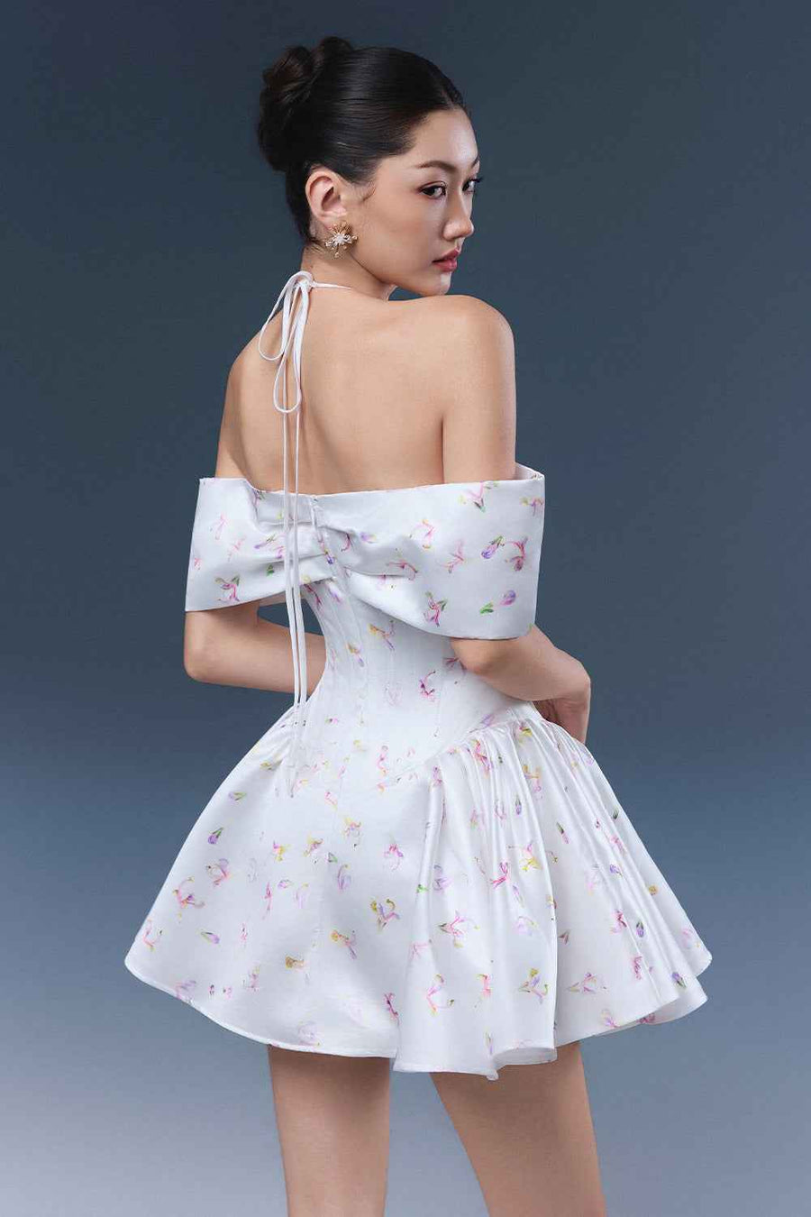 Hebe Halter Mini Dress