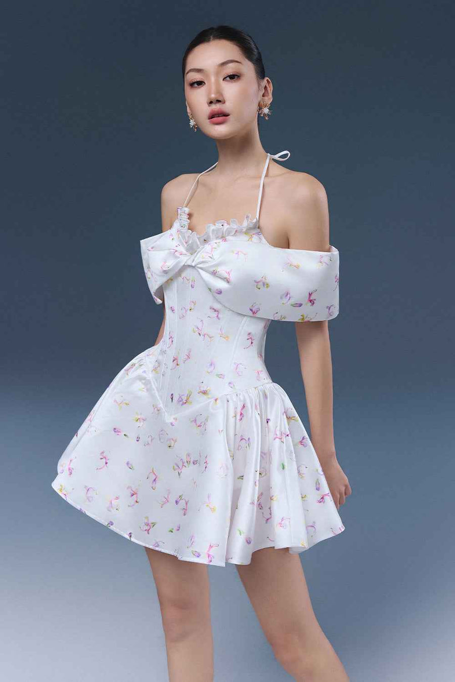 Hebe Halter Mini Dress