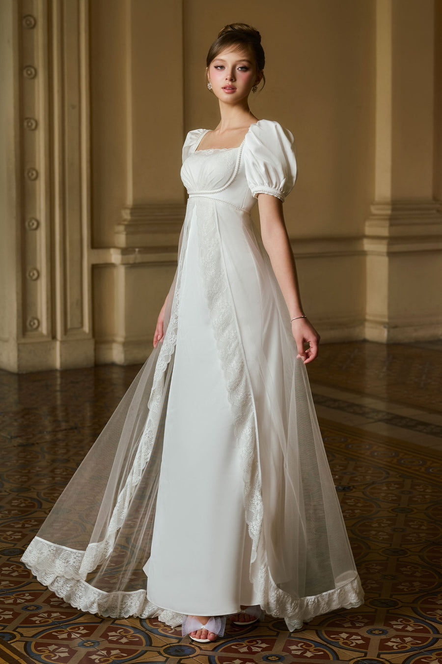 Daphne Puff Sleeve Maxi Dress 3