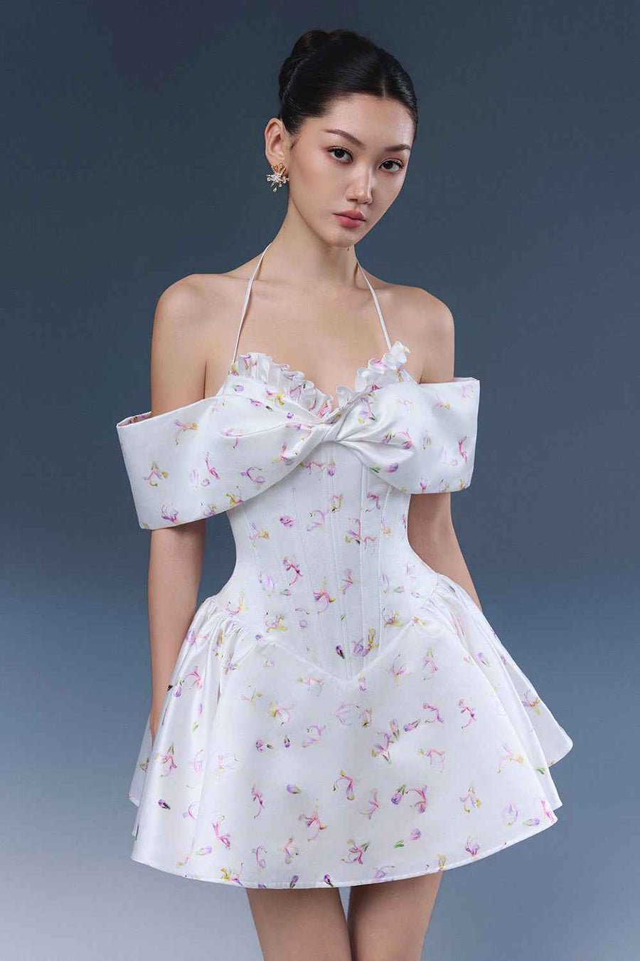 Hebe Halter Mini Dress