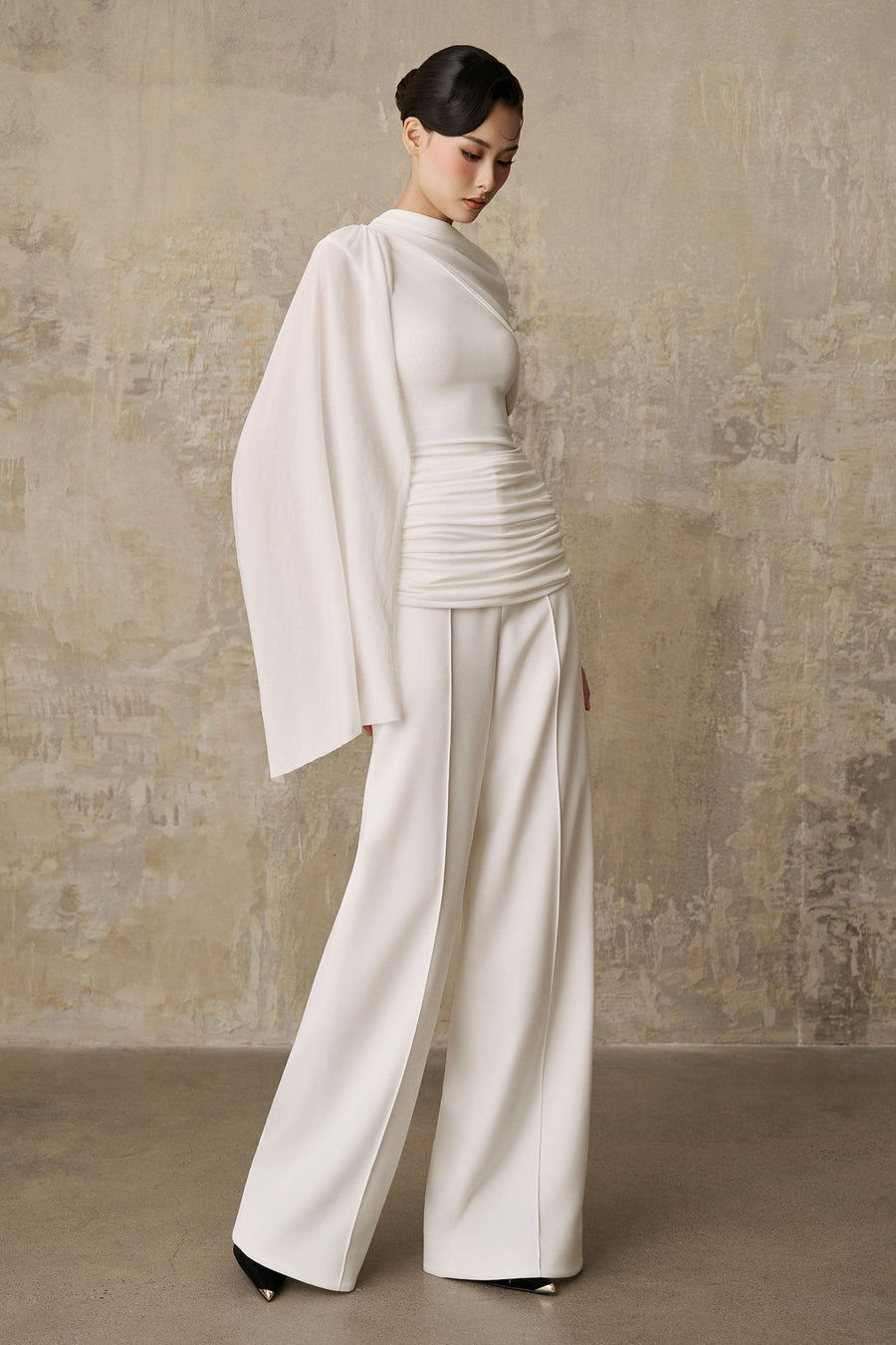 Temirah Cape Sleeve Top 2