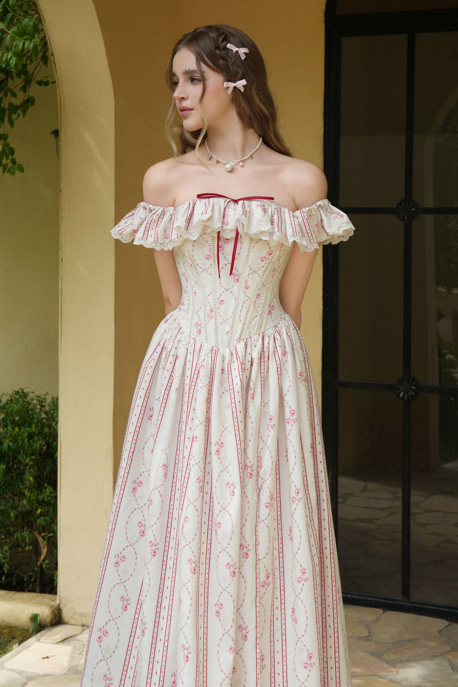 Florienne Off-Shoulder Midi Dress 5