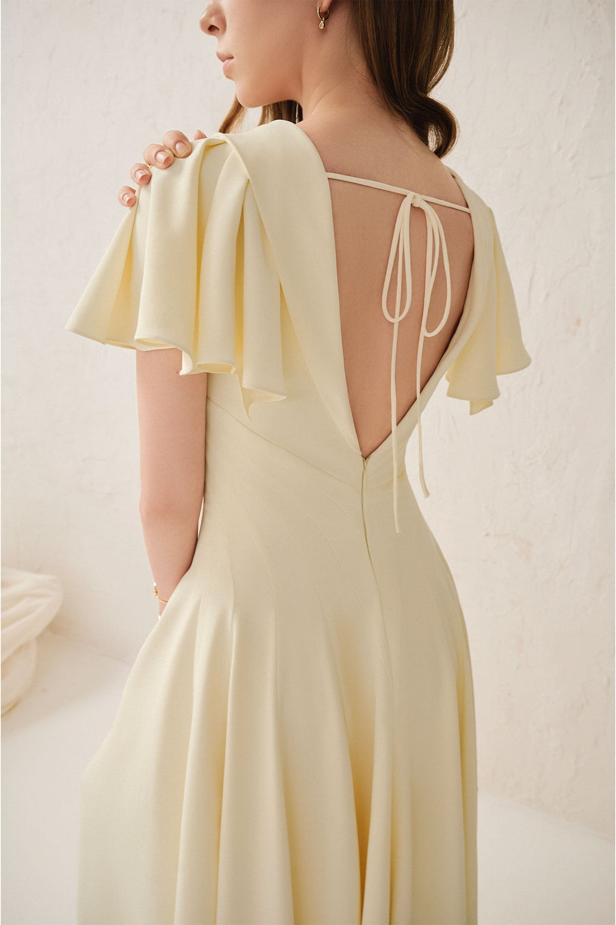 Diana Butterfly Sleeve Maxi Dress 5